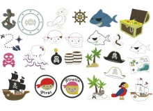 Stickserie - Pirateninsel 